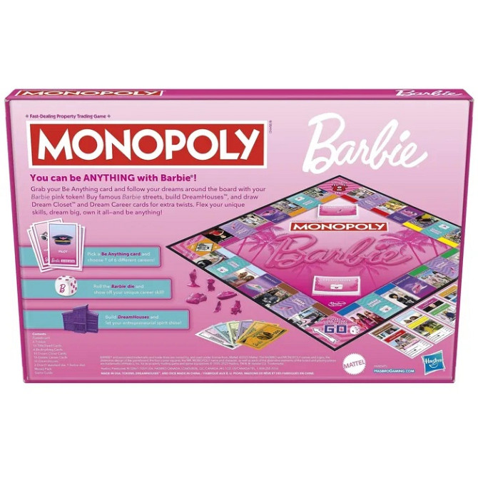 Настольная игра Monopoly Barbie Барби  - изображение 3