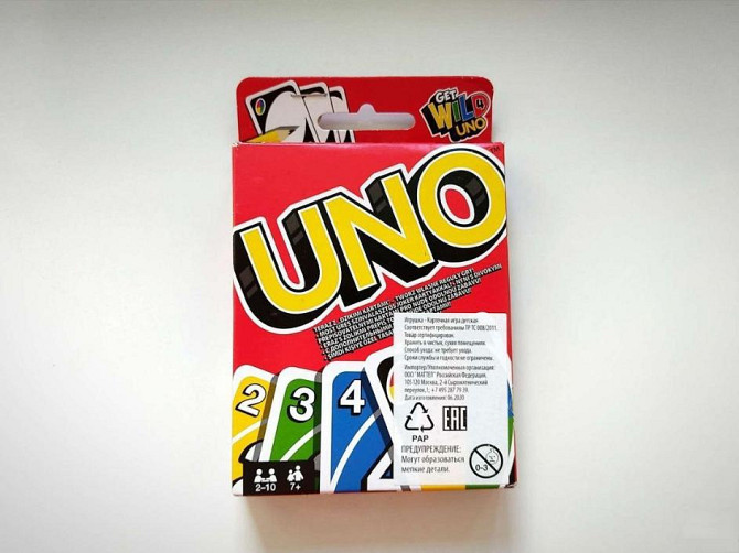 Настольная карточная игра Уно UNO Mattel  - изображение 1