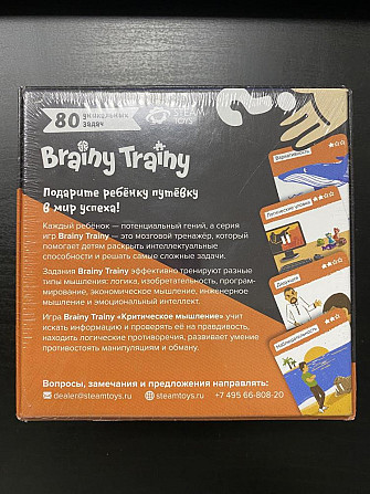 Настольная игра Brainy Trainy, головоломка  - изображение 2