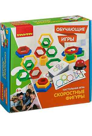 Настольная игра Bondibon Скоростные фигуры 