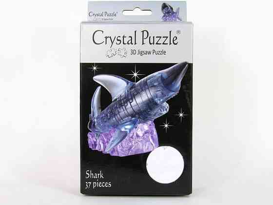 3D Crystal Puzzle, пазлы "Акула", новые 