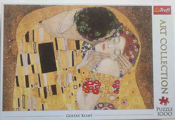 Пазлы 1000 деталей. Gustav Klimt поцелуй 