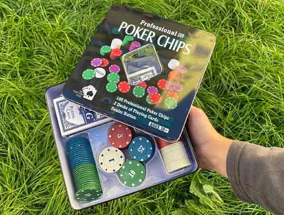 Набор покерный профессиональный pocker chips 