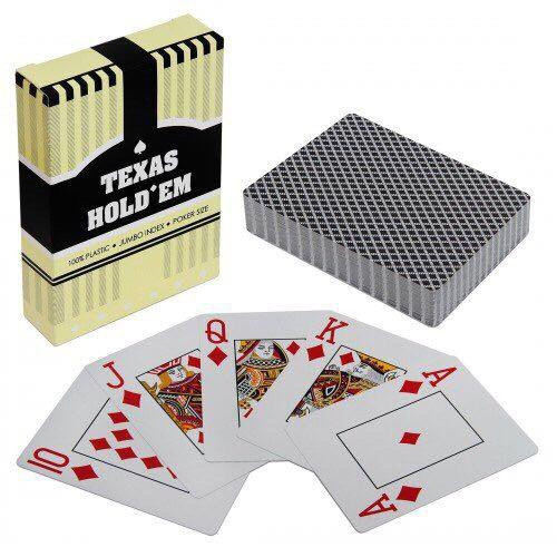Пластиковые карты Texas Holdem, 100 пластик  - изображение 2