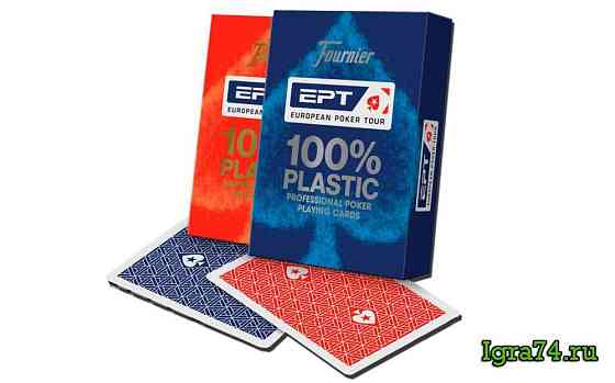 Пластиковые игральные карты Fournier EPT PokerStar 