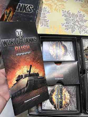 World of tanks Rush с дополнением настольная игра 