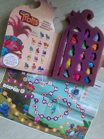 Коллекция TROLLS игра, ластики 