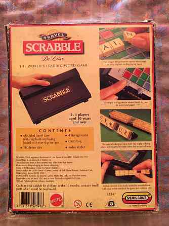 Английский язык.Игра Scrabble! 